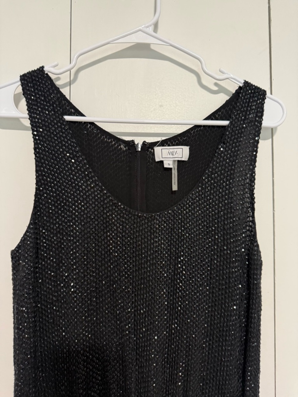 MLV Black Ursula Beaded Romper size small - Picture 3 of 4